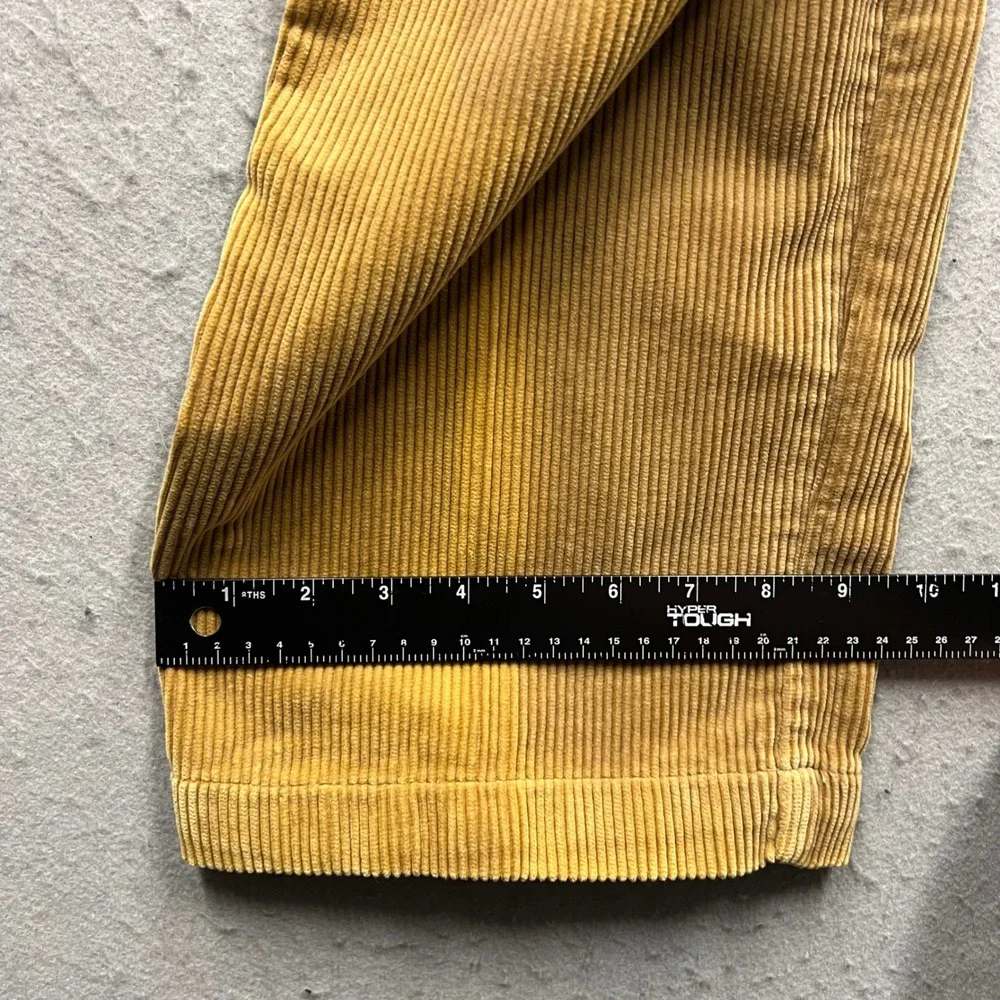 Vintage Polo Ralph Lauren Andrew Pant Corduroy Pleated Tan 38x30 NWT Faded
